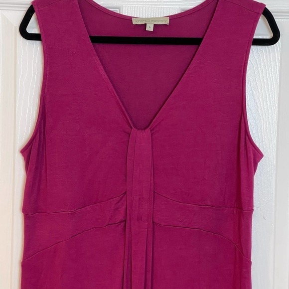 Kimi + Kai Maternity Mermaid Maxi Dress Sleeveless Pink Women's Size L - Picture 10 of 12